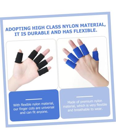 ULTECHNOVO 40 Pcs Sports Finger Guards | Professional Elastic Finger Sleeves & Breathable Covers for Finger Protection - Buy Online on GoSupps.com
