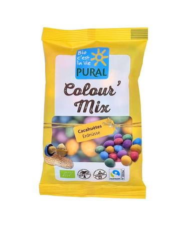 Pural Pural Colour' Mix Peanuts 100g (Pack of 4)