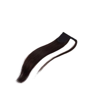 Buy SEGO Clip-in Real Hair Ponytail Extension - Dark Brown #2 20 (50cm) - 95g Hairpiece for Perfect Braid Styles - Buy Online on GoSupps.com