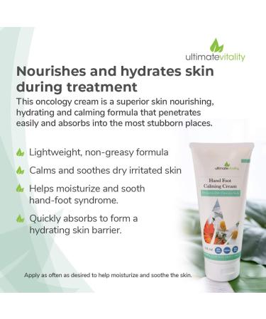 UltimateVitality Hand Foot Cream for Oncology Patients - Intensive Natural Moisturizing Cream for Chemo Treatment - 6 oz - Buy Online on GoSupps.com