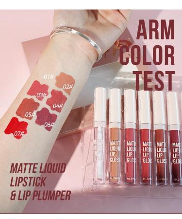 Luxurious Waterproof Lip Glaze - Long-Lasting Non-Stick Liquid Lipstick for Women | Clear Lip Gloss & Lip Plumper (0.1 fl.oz/3ml - Buy Online on GoSupps.com