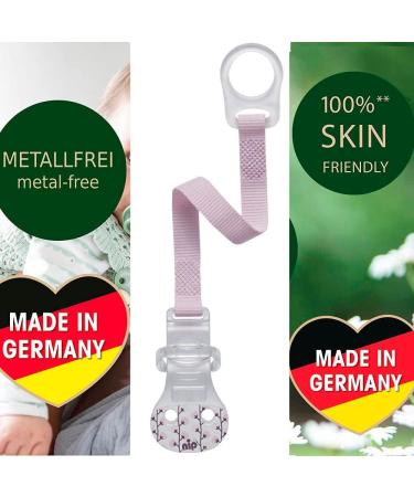 MAM Perfect Start Mini Pacifier Set for Girls 0-2 Years | Includes Sterilized Transport Box & NIP Pacifier Strap - Shop Now! - Buy Online on GoSupps.com