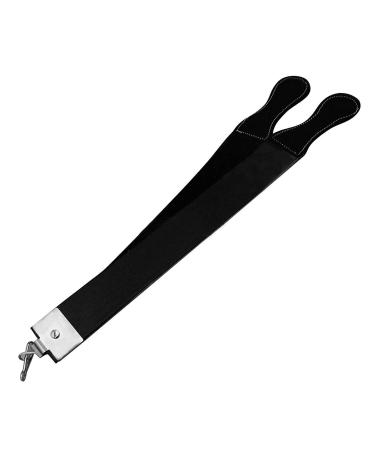 OdontoMed2011 Professional Sharpening Strop Made Of Real Leather Straight Razor Hanging Strop Barber Shaving Strap Belt With Swivel Clip ODM