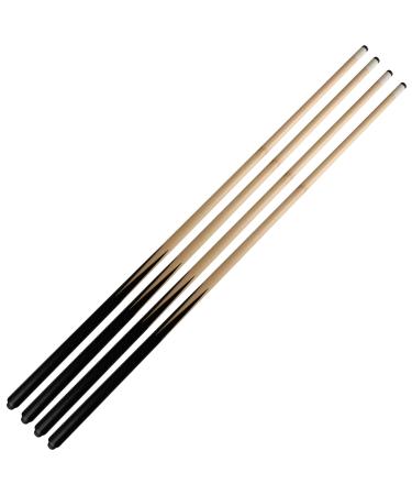 HMQQ Children Pool Cue Stick/Billairds cue Stick, 36" one Piece Children Pool cue, Set of 4 42" 2-Pieces Pool stik with 12mm cue tip Set of 2, Set of 4 36"set of 4