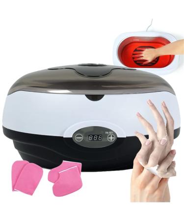 Jrcfnss Paraffin Wax Bath for Hand and Foot, 2.8L Adjustable Temperature for Warming Paraffin Wax, Moisturizing and Renewing Skin and Relieving Fatigue, Beauty Salon Home Use