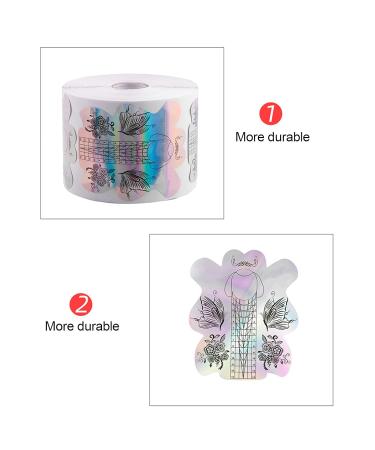 300PC Nail Extension Stickers - Self-Adhesive Nail Art Guides for Beautiful Patterns - Perfect for Women - Buy Online on GoSupps.com