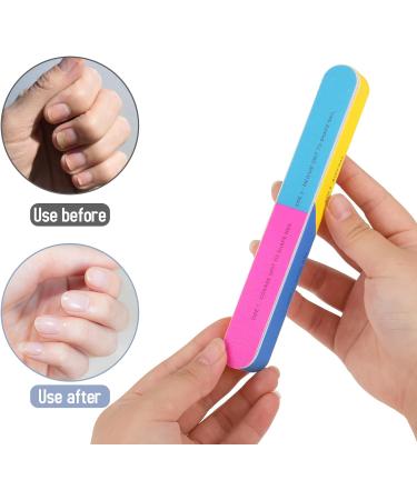 7 Way Nail Buffer Block 8 Pcs Professional Nail Buffer for Natural Nails All-in-One Smooth & Buff & Shine for Nail Care - Buy Online on GoSupps.com