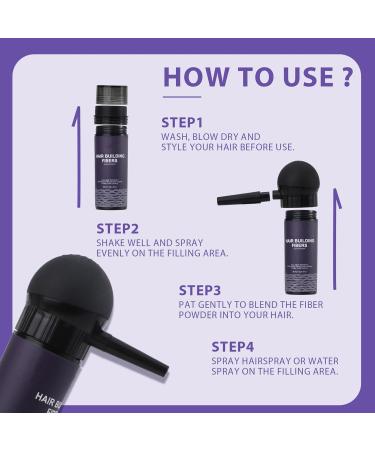 Hairline Powder Hair Thickening Thinning Hair Waterproof Powder Hair Fibers Fuller Hair Hair Concealer Men's Hair Waterproof Hairline Powder For Women Men Instantly Thicker & Fuller Look - Buy Online on GoSupps.com