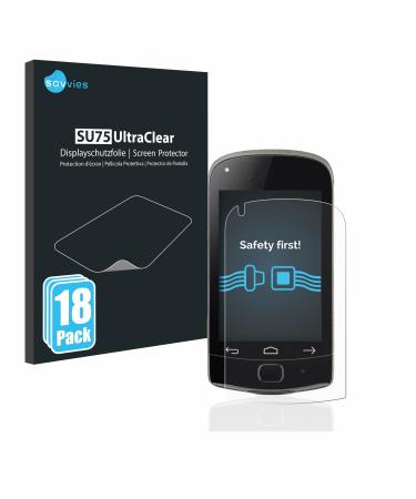 Savvies 18 Pack Screen Protector for Roche Accu-Chek Solo diabetes manager Screen Protector Film Ultra-Transparent