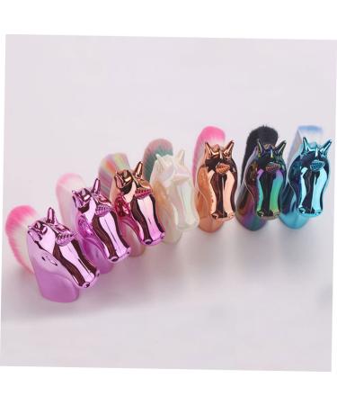 Buy Orange Hair Bow & Makeup Brush Set | Cute Women's Makeup Essentials | 9x8cm Wallet - Buy Online on GoSupps.com