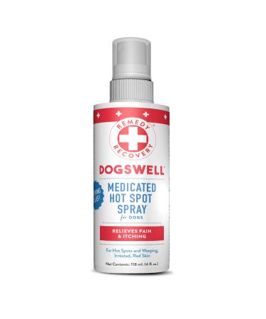 Remedy + Recovery Medicated Hot Spot Spray for Dogs, 4-Ounce