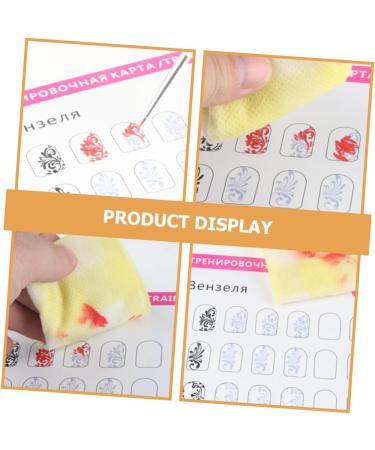 Beavorty 5 Sets Manicure Exercise Book Nail Practice Book Manicure Practice Liner Pens Nail Supplies Kit Nail Art Liner Brushes Nail Art Kit Nail Art Practice Manicure Tool Line Pen Paper - Buy Online on GoSupps.com