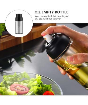 Zerodeko 2 Pcs Spray Bottle Oil Empty Bottle Bbq Oil Cooking Oil Olive Oil Dispenser Bottle Oil Sprayer Olive Oil Mister Olive Oil Pump Bottle Spray Oil Bottle Kitchen Glass Tanker Barbecue 15X5.5CMx2pcs Blackx2pcs - Buy Online on GoSupps.com