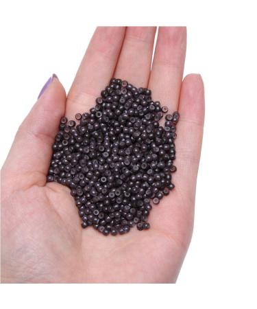 SEGO 100pcs Dark Brown Nanorings with Silicone Inserts | Hair Extensions & Microring Hairpieces - Buy Online on GoSupps.com
