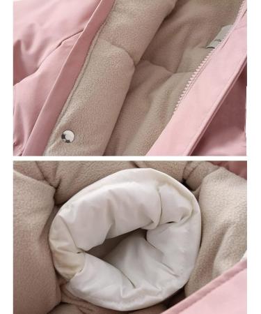 Kids Waterproof Snowsuit Romper | Boys' Fleece Coat | Girls' Ski Jacket | Windproof Outwear - Pink, 3-4 Years - Buy Online on GoSupps.com