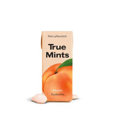 True Mints Set of 6 - Peach Vegetable & Sugar-Free Pastilles | 78g | International Shipping - Buy Online on GoSupps.com