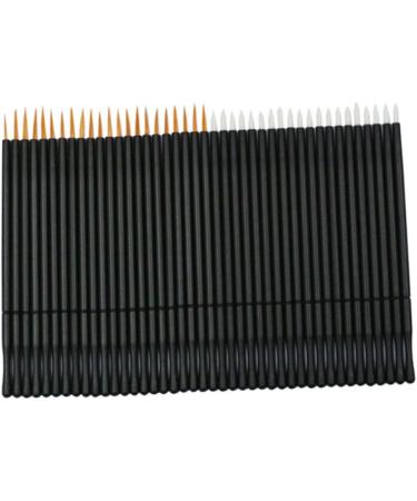 SOESFOUFU Makeup Eye Wands 50pcs Eyeliner with Brush Applicator White Eye Makeup Tools Eyeliner Brush Disposable Wand 10*0.5cm White - Buy Online on GoSupps.com