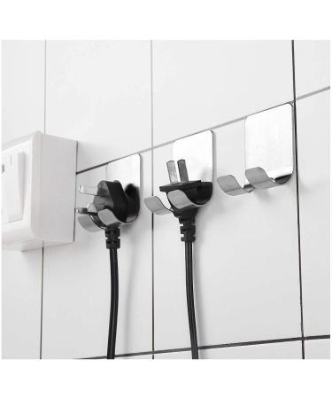 Heavy Duty Stainless Steel Razor Holder Hooks - 2 Pack Utility Bathroom & Kitchen Organizer - Buy Online on GoSupps.com