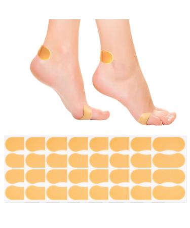 8 Sheets Moleskin for Feet Adhesive Moleskin Patches Waterproof Soft Foam Foot Care Sticker Moleskin Pads Plasters for Reduce Foot Chafing Pain Hiking Friction Blister Prevention from Shoes Heels 8 Sheets-4pcs Each