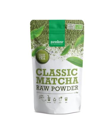 Purasana Poudre de Matcha Bio - 75g Matcha du Japon 100% Biologique Superaliment Vegan pour Th s Smoothies & Latt s Certifi Bio