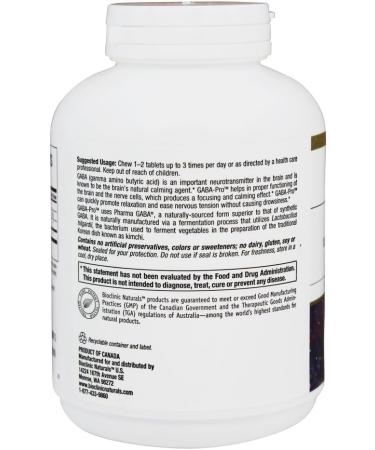Bioclinic Naturals GABA -Pro - Tropical Brz 90 chew - Buy Online on GoSupps.com