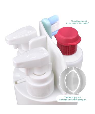 Travel Toothbrush Kit | 8-in-1 Tsa Approved Container (Carrara White) - Buy Online on GoSupps.com