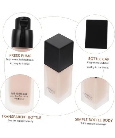 Mikinona Liquid Foundation Moisturizing Foundation Beauty Foundation Natural Finish Foundation Makeup Glass - Buy Online on GoSupps.com