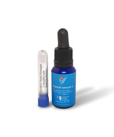 Carolyn's Crystal Facial Serums C | Vitamin C Serum for Clear Skin | Organic Vegan Cruelty-Free | 15 ml Made in USA - Buy Online on GoSupps.com