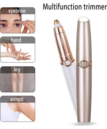 Okian Eyebrow Hair Remover Trimmer for Women - Rechargeable Face & Lips Grooming Tool - Fast International Shipping - Buy Online on GoSupps.com