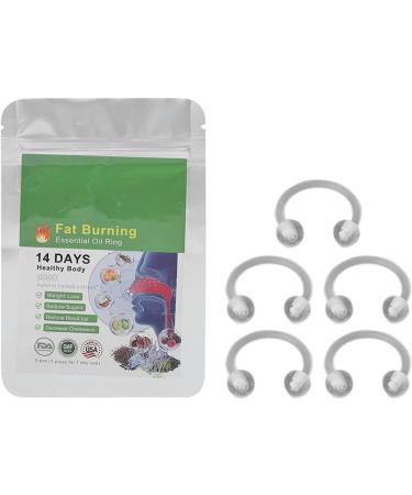 5-Piece Essence Nose Diffuser Ring Set | Essential Oil Nose Rings for Skin Tightening & Metabolism Boost - Buy Online on GoSupps.com