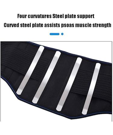 Buy Tylxayoxa Adjustable Lumbar Support - Back Support for Men & Women | Pain Relief for Sciatica Scoliosis Herniated Disc | XXL Black - Buy Online on GoSupps.com