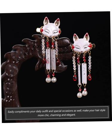 Beatifufu 1 Pair Fox Tassel Clip Dangle Tassel Hair Clip Alligator Hair Clips Chinese Tassel Hair Clip Women Tassel Hair Clip Chinese Tassel Hairpin Tassel Hairpin Tassel Barrette - Buy Online on GoSupps.com