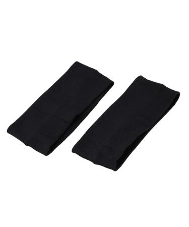 2 Pcs Women Cotton Hairband Sweat Lady Headband Popular Women Hair Accessories Black