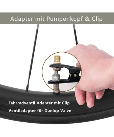 Universal Bicycle Valve Adapter Pump Head Set | Schrader Presta & Dunlop Compatible | Perfect for All Tires & Footballs - Buy Online on GoSupps.com