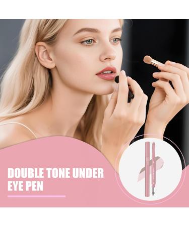  Ruhnjyg Eye Light Corrector Pen | Dual-Ended Illuminating Concealer | 2.5g Travel Face Cream Easy Blending | Cosmetics for Wives Mothers Beginners and Professionals - Buy Online on GoSupps.com