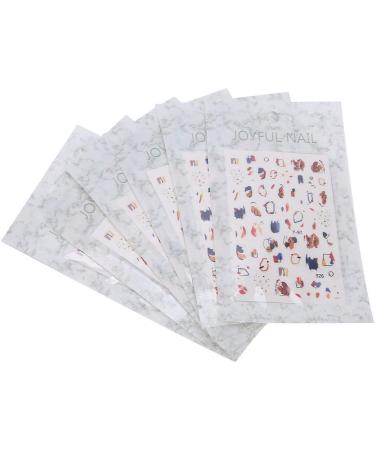 Non toxic Beautiful Nail Art Sticker Nail Decal for Woman Girl Home Use Nail Salon - Buy Online on GoSupps.com