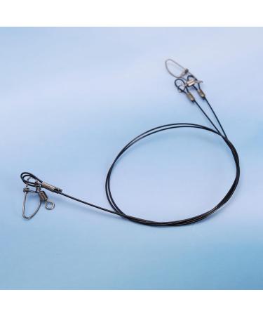 VGOL 30-Pack Stainless Steel Fishing Wire Leaders - 45kg/100lb 50cm/19in Anti-Bite Rigs for Outdoor Fishing - Buy Online on GoSupps.com