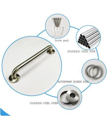 Bathroom Grab Rails Shower Safety Grab Bar 304 Stainless Steel Safety Non-slip Barrier-free Handrails In Bathroom For The Elderly With Disabilities(60cm) - Buy Online on GoSupps.com