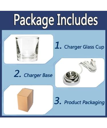 Electric Toothbrush Charger Glass Cup CBA1001 for Philips SoniCare 9300 9500 9700 Series - Silver - Buy Online on GoSupps.com