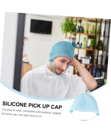 Ipetboom 1pc Silicone Highlighter Cap Professional Tipping Cap Compost Bucket with Lid Streaking Cap Silicone Highlighting Highlight Cap for Hair with Reusable Letter Silica Gel Hair Dye - Buy Online on GoSupps.com