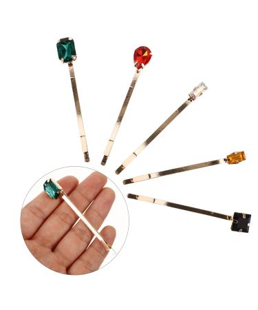 Beaupretty 5-Pack Retro Bobby Pins - Vintage Hair Needles & Jeweled Hairpins for Women - Unique Alloy Diamond Hair Accessories - Buy Online on GoSupps.com