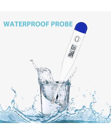Digital Waterproof Oral Thermometer - Fast Reading with Fever Indicator for Baby, Kids and Adults - Buy Online on GoSupps.com