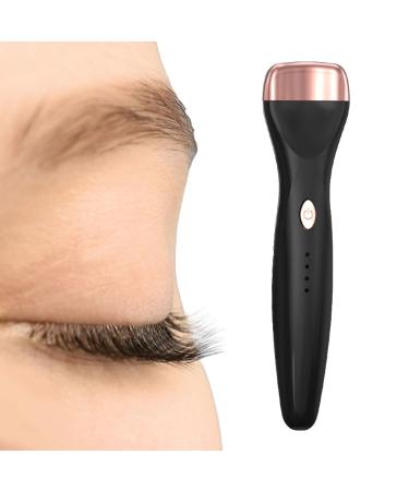 Heated Eyelash Curler USB Rechargeable Comb Eyelash Curlers 3 Temperature Settings Lash Curling Tool Rechargeable USB Eyelash Curling Tool Eyelash Curler with 3 Temperature Settings Black