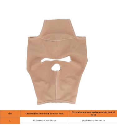 Facial Slimming Belt | V Line Lifting Chin Strap for Men and Women | Breathable Elastic V Face Slimming Belt (L) - Buy Online on GoSupps.com