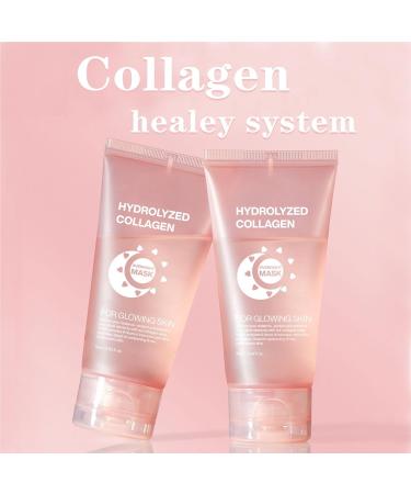 Collagen Overnight Wrapping Peel Off Facial Mask | Anti-Wrinkle & Hydration for Radiant Skin | Elasticity & Sagging Reduction - 1pc - Buy Online on GoSupps.com