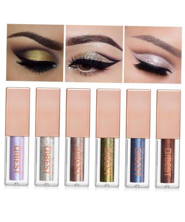 Buy Hemoton Eye Makeup Glitter Liquid Eyeliner | Metallic & Shimmer Eyeshadow - International Shipping Available - Buy Online on GoSupps.com