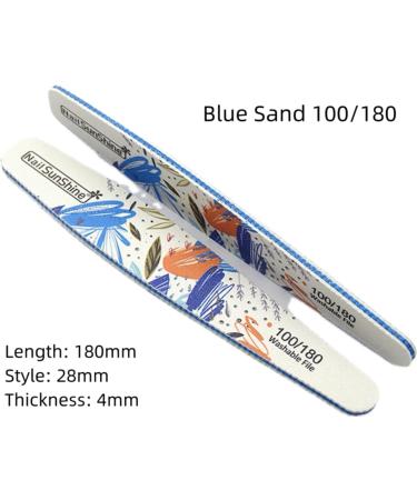 5-Piece Professional Nail File Set - Double-Sided Golden Steel Nail Art Tools for Polyethylene Nails | Coarse & Fine Patterns Washable & Repeatable - Buy Online on GoSupps.com