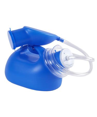 Male Urinal Bottle Men Reusable Pee Jug Male Urine Bottle 2000ml with Lid Portable