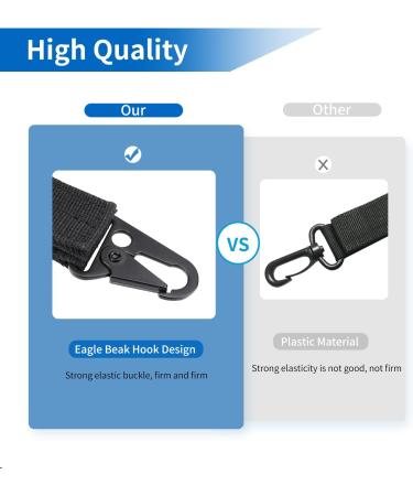 Belt Keepers with Tactical Gear Clip | Law Enforcement Nylon Duty Belt 2 Keepers with Key Holder | Police Black 5 Pcs - Buy Online on GoSupps.com