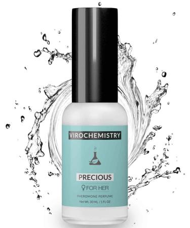 Pheromones to Attract Men for Women (Precious) - Elegant Ultra Strength Organic Fragrance Body Perfume (1 Fl. Oz)(Human Grade Pheromones to Attract Men) - Buy Online on GoSupps.com